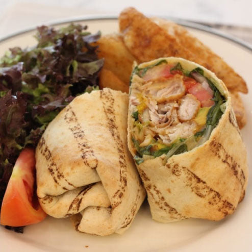 Wrap salmon