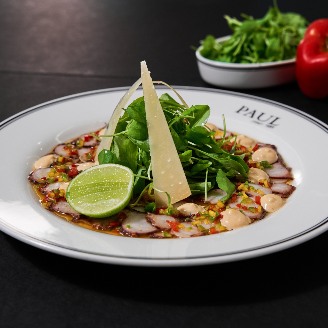 Carpaccio de pulpo