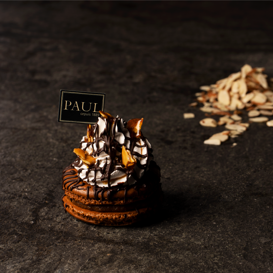 Macaron de chocolate