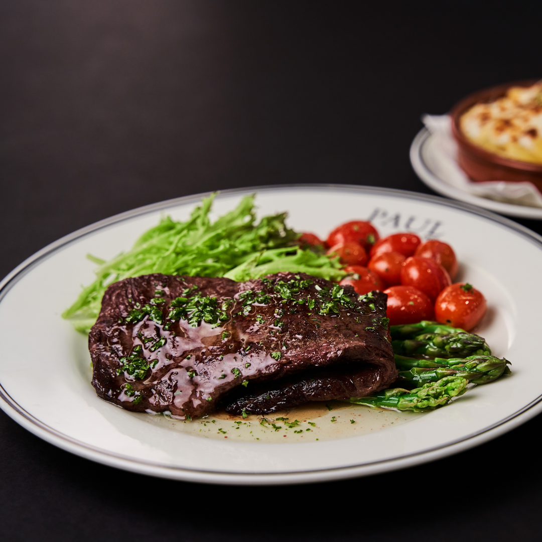 Steak angus grillé