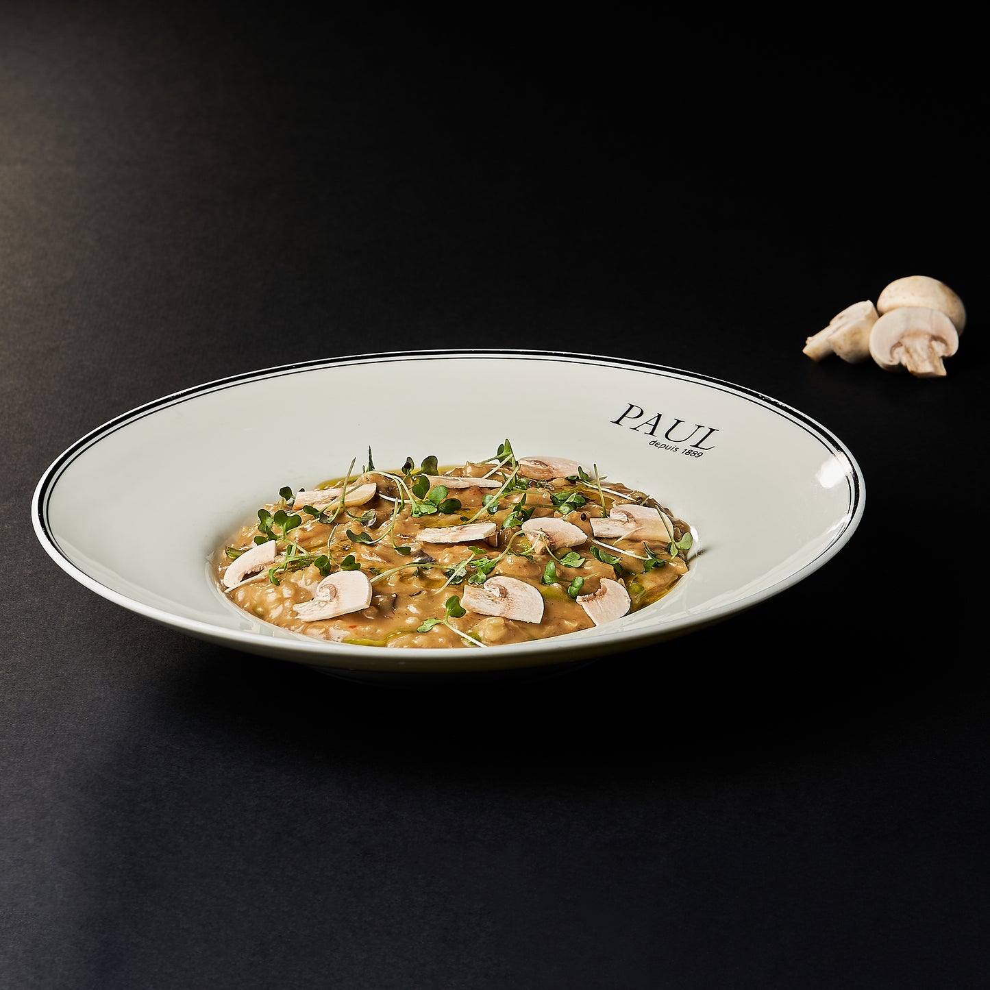 Risotto con champiñones