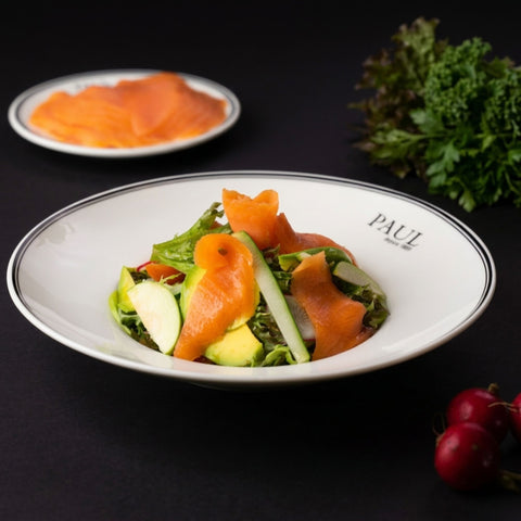 Ensalada de salmón a la naranja