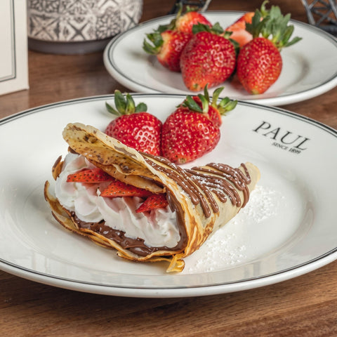 Crêpe á la creme de noiselle