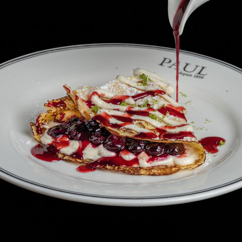 Crêpe aux myrtilles