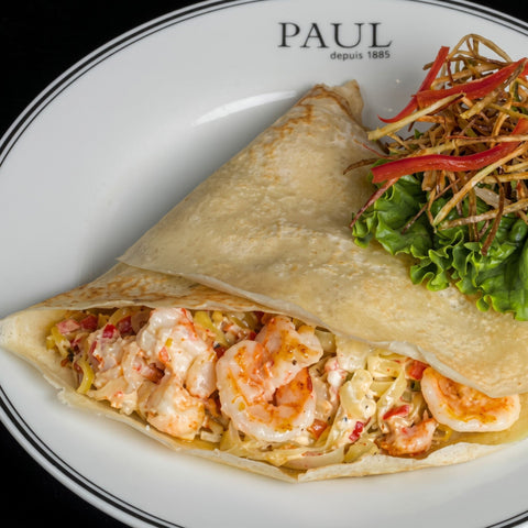 Crêpe aux crevettes