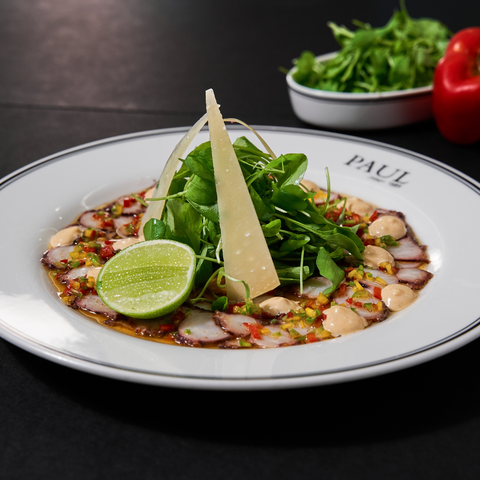 Carpaccio de pulpo