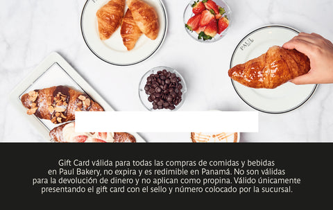 Gift Card PAUL Bakery